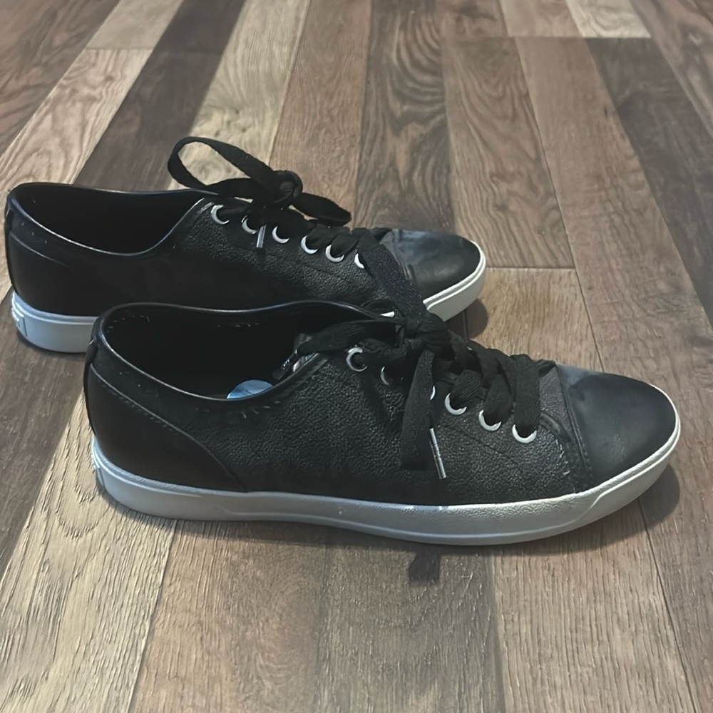 Michael Kors black sneakers 6.5